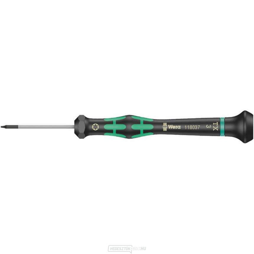 Wera 118037 TORX TX 3x60 mm-es csavarhúzó elektronikához Kraftform Micro típus 2067