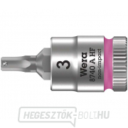 Wera 003332 Zyklop 1/4" 6 oldalú, 3 mm-es, 8740 A HF típusú, 6 mm-es bitbetétes dugókulcs 8740 A HF tartási... gallery main image