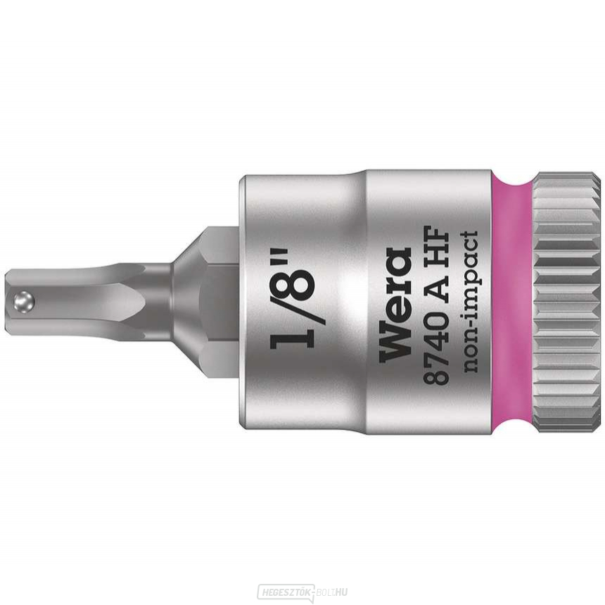 Wera 003383 Zyklop 1/4" 6 sarkos 1/8" típusú 8740 A HF bitbetét 8740 A HF tartási funkcióval - inch