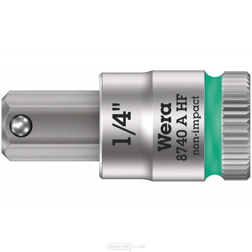 Wera 003388 Zyklop 1/4" 6 oldalú 1/4" bitbetét 8740 A HF típus 8740 A HF tartási funkcióval - inch