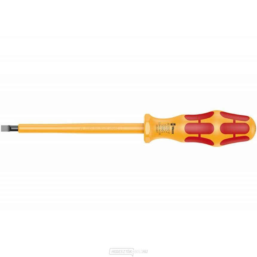 Wera 051587 Lapos fejű csavarhúzó 1,0 x 5,5 x 125 mm, VDE 1060 i szigeteléssel