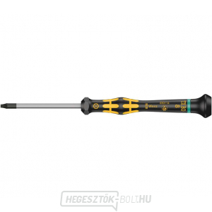 Wera 030114 ESD Kraftform Micro TORX® TX 8 BO x 60 mm-es csavarhúzó lyukkal, típus 1567 gallery main image