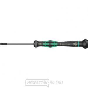 Wera 118050 TORX csavarhúzó TX 10 BOx60 mm, elektronikában való használatra Kraftform Micro 2067 típus, biztosítótűvel Wera 118050 TORX csavarhúzó TX 10 BOx60 mm, elektronikában való használatra Kraftform Micro 2067 típus, biztosítótűvel gallery main image