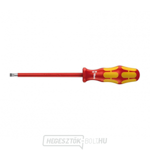 Wera 006110 Villanyszerelő csavarhúzó Kraftform Plus 0,6x3,5x100 mm 160 i típusú VDE szigeteléssel Wera 006110 Villanyszerelő csavarhúzó Kraftform Plus 0,6x3,5x100 mm 160 i típusú VDE szigeteléssel gallery main image