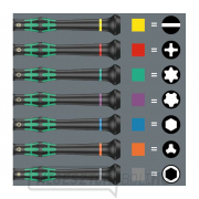 Wera 118183 TORX csavarhúzó TX 7 HFx60 mm, elektronikában való használatra Kraftform Micro 2067-es típus, tartási funkcióval Előnézet 