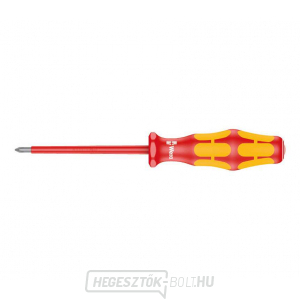 Wera 006150 Villanyszerelő csavarhúzó Kraftform Plus PH 0x80 mm 162 i VDE típus Wera 006150 Villanyszerelő csavarhúzó Kraftform Plus PH 0x80 mm 162 i VDE típus gallery main image