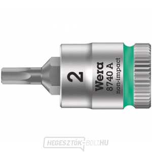 Wera 003330 Zyklop 1/4" 6 sarkos 2 mm-es dugókulcs 8740 A típusú 8740 A Wera 003330 Zyklop 1/4" 6 sarkos 2 mm-es dugókulcs 8740 A típusú 8740 A gallery main image