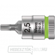 Wera 003331 Zyklop 1/4" 6 sarkos 2,5 mm-es dugókulcs 8740 A típusú 8740 A gallery main image