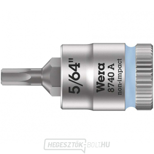 Wera 003380 Zyklop 1/4" 6-sarkos 5/64" típusú 8740 A hüvelykes betét 8740 A - inch Wera 003380 Zyklop 1/4" 6-sarkos 5/64" típusú 8740 A hüvelykes betét 8740 A - inch gallery main image