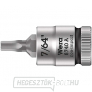 Wera 003382 Zyklop 1/4" 6 sarkos 7/64" típusú 8740 A típusú dugókulcs 8740 A - inch gallery main image