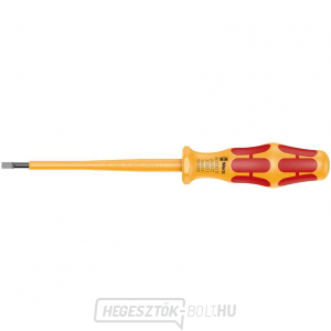 Wera 051582 Lapos fejű csavarhúzó 0,6 x 3,5 x 100 mm VDE 1060 i szigeteléssel Wera 051582 Lapos fejű csavarhúzó 0,6 x 3,5 x 100 mm VDE 1060 i szigeteléssel gallery main image