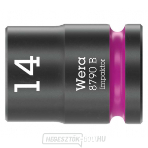 Wera 005505 Dugóhüvely 3/8" hatlapú dugókulcs 14,0 mm Impaktor 8790 B gallery main image