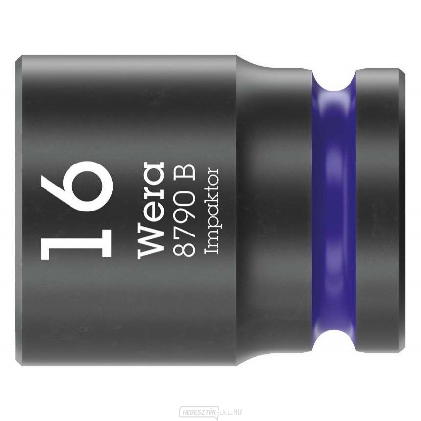 Wera 005507 Dugóhüvely 3/8" hatlapú 16,0 mm Impaktor 8790 B