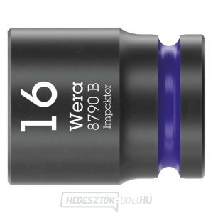 Wera 005507 Dugóhüvely 3/8" hatlapú 16,0 mm Impaktor 8790 B Wera 005507 Dugóhüvely 3/8" hatlapú 16,0 mm Impaktor 8790 B gallery main image