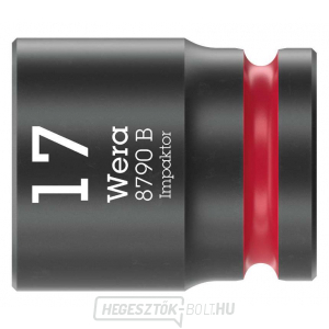 Wera 005508 Dugóhüvely 3/8" hatlapú 17,0 mm Impaktor 8790 B gallery main image