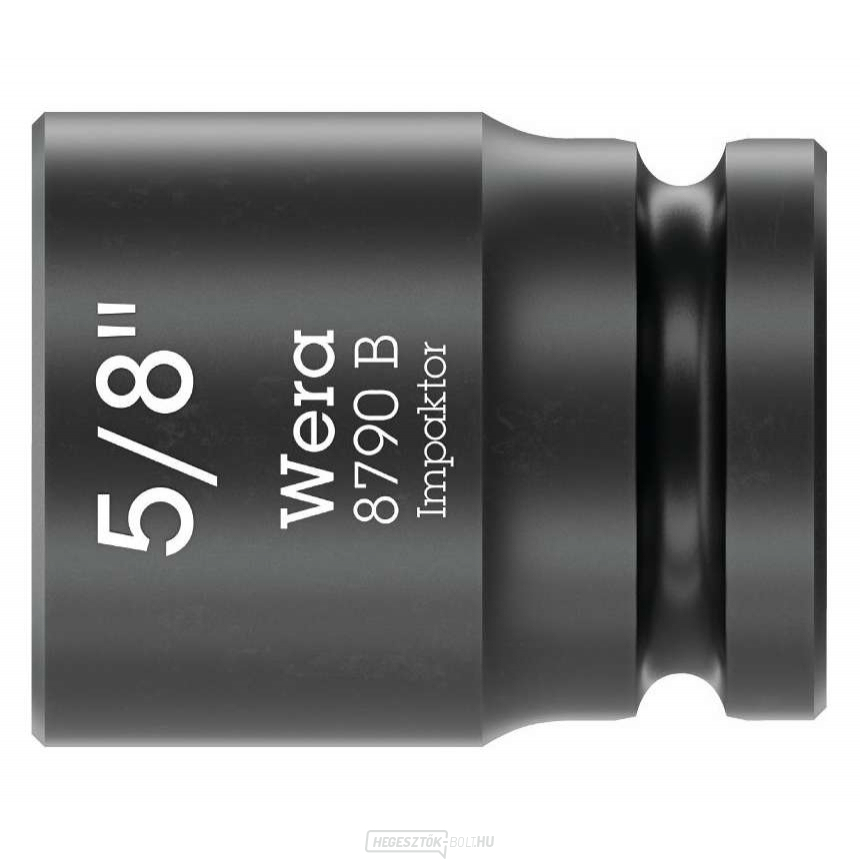 Wera 005520 Dugóhüvely 3/8" hatlapú dugókulcs 5/8 Impaktor 8790 B