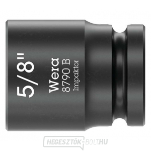 Wera 005520 Dugóhüvely 3/8" hatlapú dugókulcs 5/8 Impaktor 8790 B gallery main image