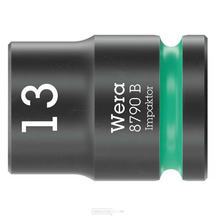 Wera 005504 Dugóhüvely 3/8" hatlapú dugókulcs 13,0 mm Impaktor 8790 B