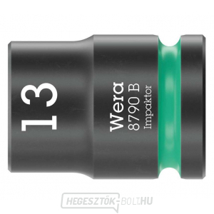 Wera 005504 Dugóhüvely 3/8" hatlapú dugókulcs 13,0 mm Impaktor 8790 B gallery main image