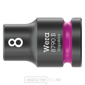 Wera 005500 Dugóhüvely 3/8" hatlapú dugókulcs 8,0 mm Impaktor 8790 B Wera 005500 Dugóhüvely 3/8" hatlapú dugókulcs 8,0 mm Impaktor 8790 B gallery main image