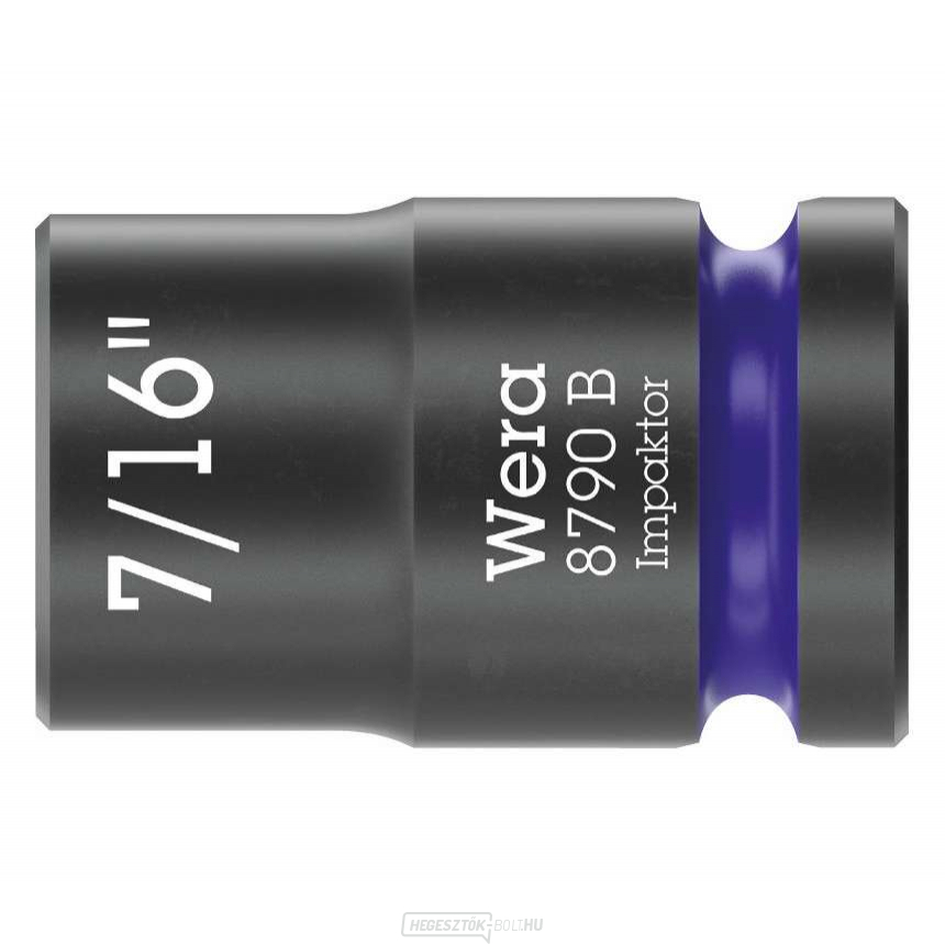 Wera 005517 Dugókulcs 3/8" hatlapú dugókulcs 7/16 Impaktor 8790 B