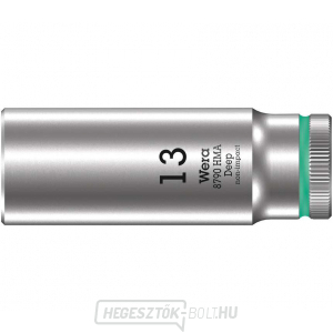 Wera 004510 Zyklop dugókulcs 1/4" 6 él 13 mm-es típus 8790 HMA - mély Wera 004510 Zyklop dugókulcs 1/4" 6 él 13 mm-es típus 8790 HMA - mély gallery main image
