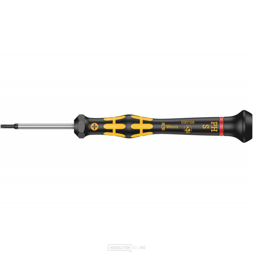 Wera 030109 ESD Kraftform Micro PH S #1 x 40 mm, típus 1550