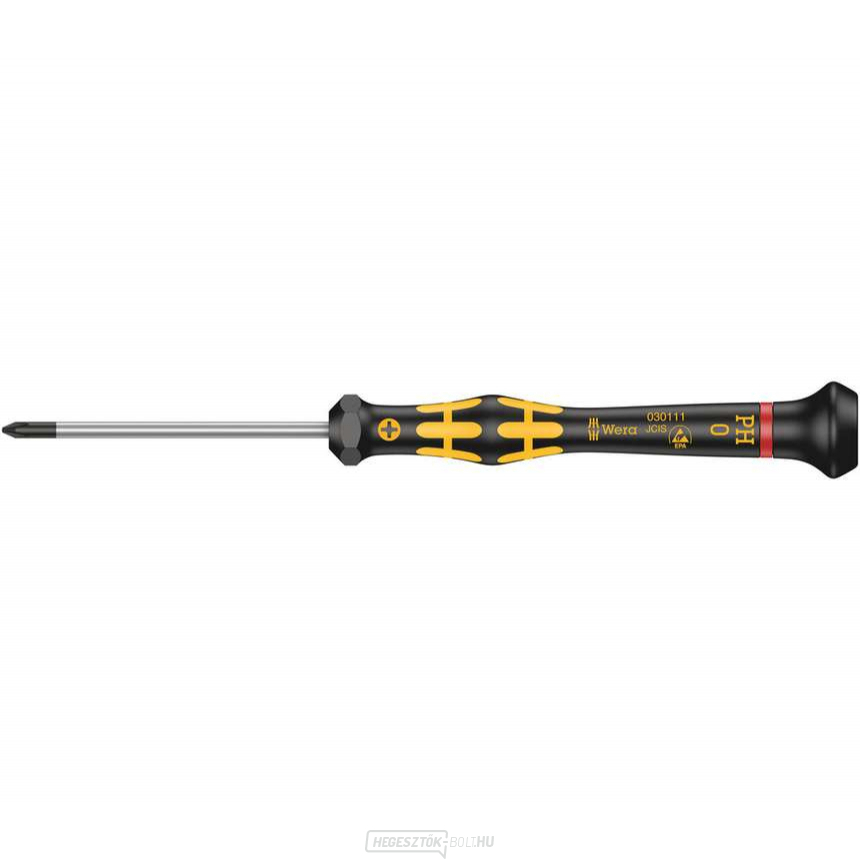 Wera 030111 ESD Kraftform Micro PH 0 x 60 mm-es csavarhúzó 1550 PH típus 1550 PH