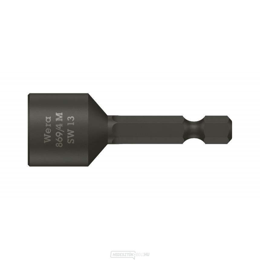 Wera 060428 Dugóhüvely 1/4"-os hatszögletű 13 x 50 mm típusú 869/4 M Wera 060428 Dugóhüvely 1/4"-os hatszögletű 13 x 50 mm típusú 869/4 M gallery main image