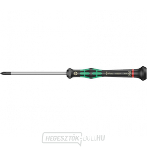 Wera 118023 Phillips csavarhúzó PH 1x60 mm, elektronikában való használatra Kraftform Micro típus 2050 gallery main image