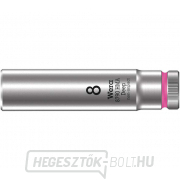 Wera 004505 Zyklop hüvely 1/4" 6 szélű 8 mm-es típus 8790 HMA - mély gallery main image