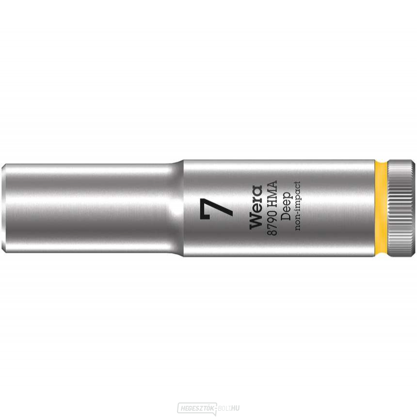Wera 004504 Zyklop hüvely 1/4" 6 él 7 mm-es típus 8790 HMA - mély