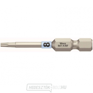 Wera 060505 Csavarhúzóhegy 1/4" TX 8 867/4 Torx® HF 1/4" TX 867/4 Torx® HF tartási funkcióval Wera 060505 Csavarhúzóhegy 1/4" TX 8 867/4 Torx® HF 1/4" TX 867/4 Torx® HF tartási funkcióval gallery main image