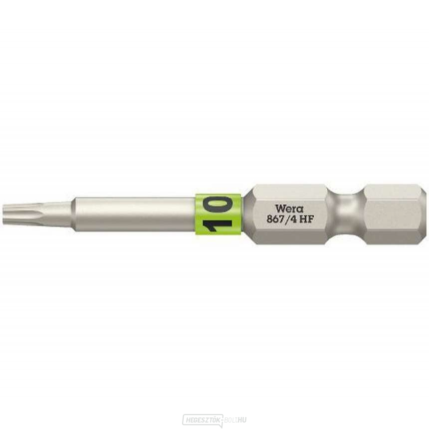 Wera 060506 Csavarhúzóhegy 1/4" TX 10 867/4 Torx® HF 1/4" TX 10 867/4 Torx® HF tartási funkcióval