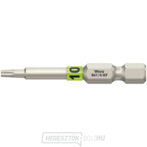Wera 060506 Csavarhúzóhegy 1/4" TX 10 867/4 Torx® HF 1/4" TX 10 867/4 Torx® HF tartási funkcióval Wera 060506 Csavarhúzóhegy 1/4" TX 10 867/4 Torx® HF 1/4" TX 10 867/4 Torx® HF tartási funkcióval gallery main image