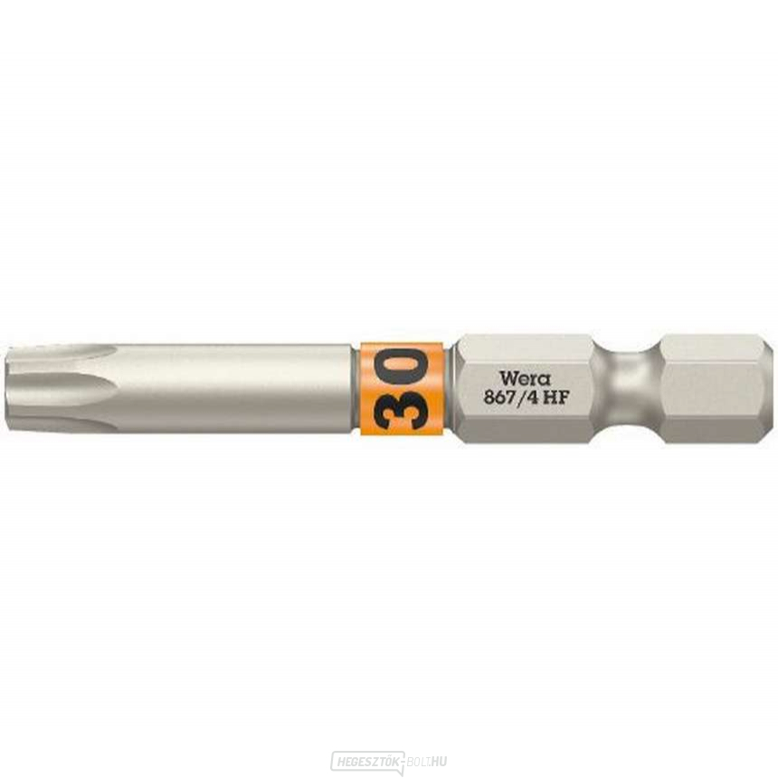 Wera 060510 Csavarhúzóhegy 1/4" TX 30 867/4 Torx® HF 1/4" TX 30 867/4 Torx® HF tartási funkcióval