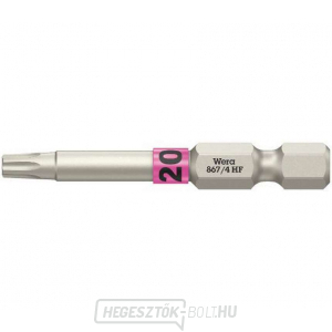 Wera 060508 Csavarhúzóhegy 1/4" TX 20 867/4 Torx® HF 1/4" TX 20 867/4 Torx® HF tartási funkcióval Wera 060508 Csavarhúzóhegy 1/4" TX 20 867/4 Torx® HF 1/4" TX 20 867/4 Torx® HF tartási funkcióval gallery main image