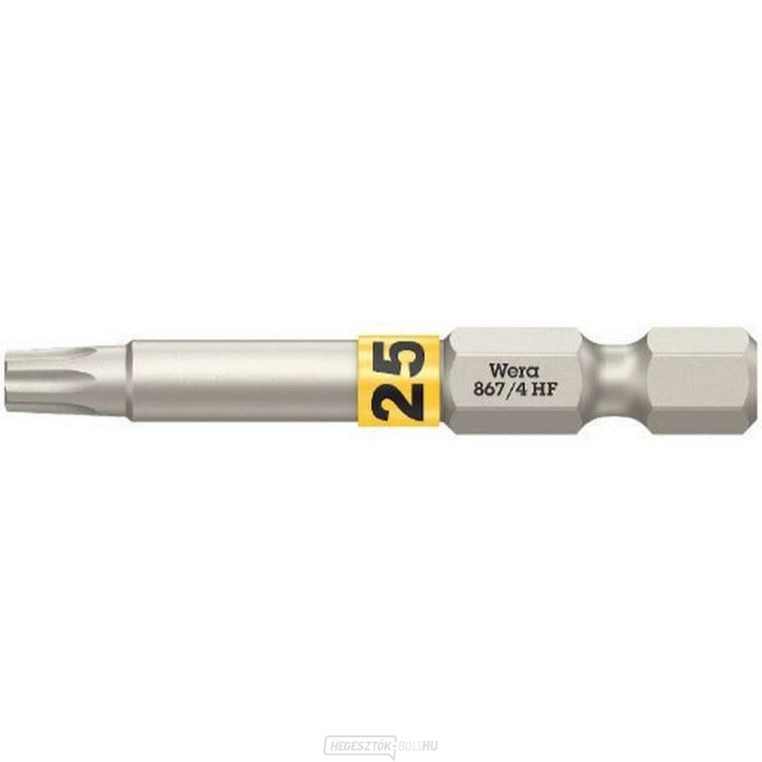 Wera 060509 Csavarhúzóhegy 1/4" TX 25 867/4 Torx® HF 1/4" TX 25 867/4 Torx® HF tartási funkcióval Wera 060509 Csavarhúzóhegy 1/4" TX 25 867/4 Torx® HF 1/4" TX 25 867/4 Torx® HF tartási funkcióval gallery main image