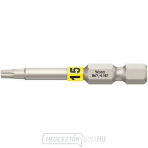 Wera 060507 Csavarhúzóhegy 1/4" TX 15 867/4 Torx® HF 1/4" TX 15 867/4 Torx® HF tartási funkcióval gallery main image