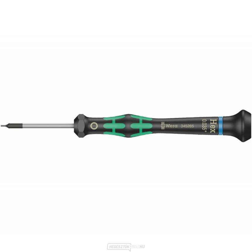 Wera 345285 Hatszögletű csavarhúzó 0,035 "x40 mm, elektronikában való használatra Kraftform Micro 2054-es típus, inch