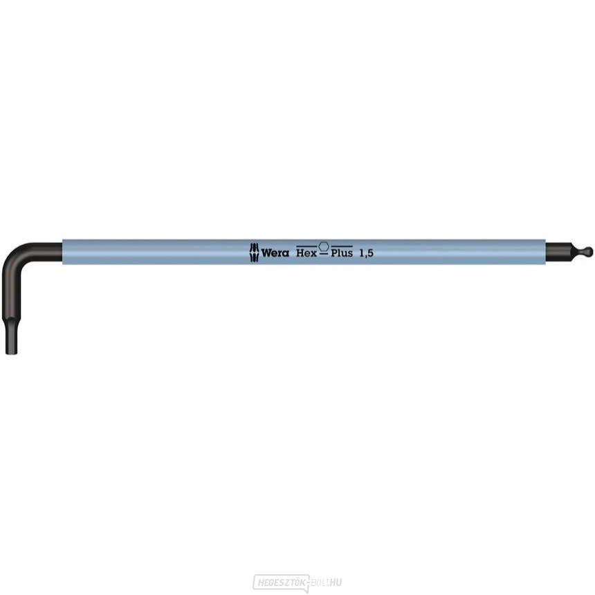 Wera 022600 Több színű, metrikus, fekete lézeres, 1,5 x 90 mm-es dugókulcs, 950 SPKL típus
