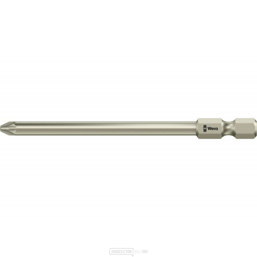 Wera 071085 Csavarhúzóhegy 1/4 Hex PZ 2 x 89 mm, típus 3855/4 Z PZ, Rozsdamentes acél