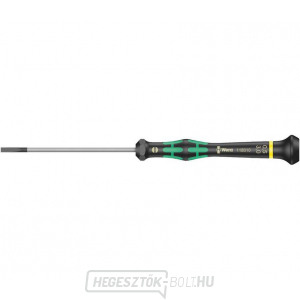 Wera 118010 Lapos csavarhúzó 0,5x3x80 mm, elektronikában való használatra Kraftform Micro 2035 típus Wera 118010 Lapos csavarhúzó 0,5x3x80 mm, elektronikában való használatra Kraftform Micro 2035 típus gallery main image