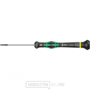 Wera 118006 Lapos csavarhúzó 0,4x2x60 mm, elektronikában való használatra Kraftform Micro 2035 típus Wera 118006 Lapos csavarhúzó 0,4x2x60 mm, elektronikában való használatra Kraftform Micro 2035 típus gallery main image