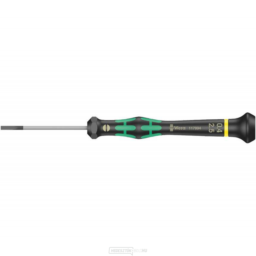 Wera 117994 Lapos csavarhúzó 0,4x2,5x50 mm, elektronikában való használatra Kraftform Micro 2035 típus