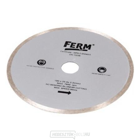 180mm átmérőjű gyémánttárcsa FTZ-600-hoz