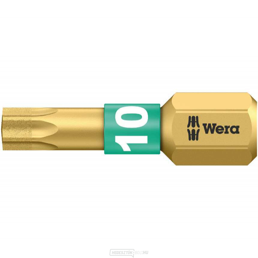 Wera 066100 Bit 1/4" TX 10 x 25 mm, 867/1 TORX BDC típusú bitorsion bit 1/4" TX 10 x 25 mm