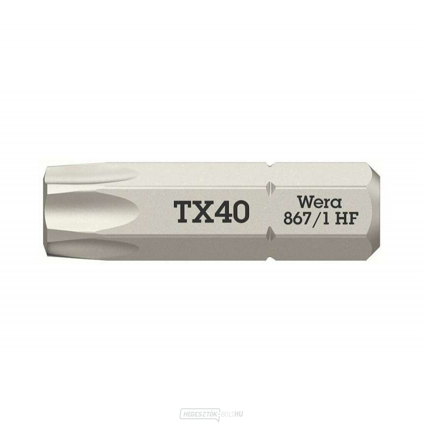 Wera 066145 Csavarhúzóhegy 1/4" TX 40 867/1 Torx® HF 1/4" TX 40 867/1 Torx® HF tartási funkcióval