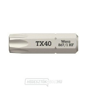 Wera 066145 Csavarhúzóhegy 1/4" TX 40 867/1 Torx® HF 1/4" TX 40 867/1 Torx® HF tartási funkcióval gallery main image