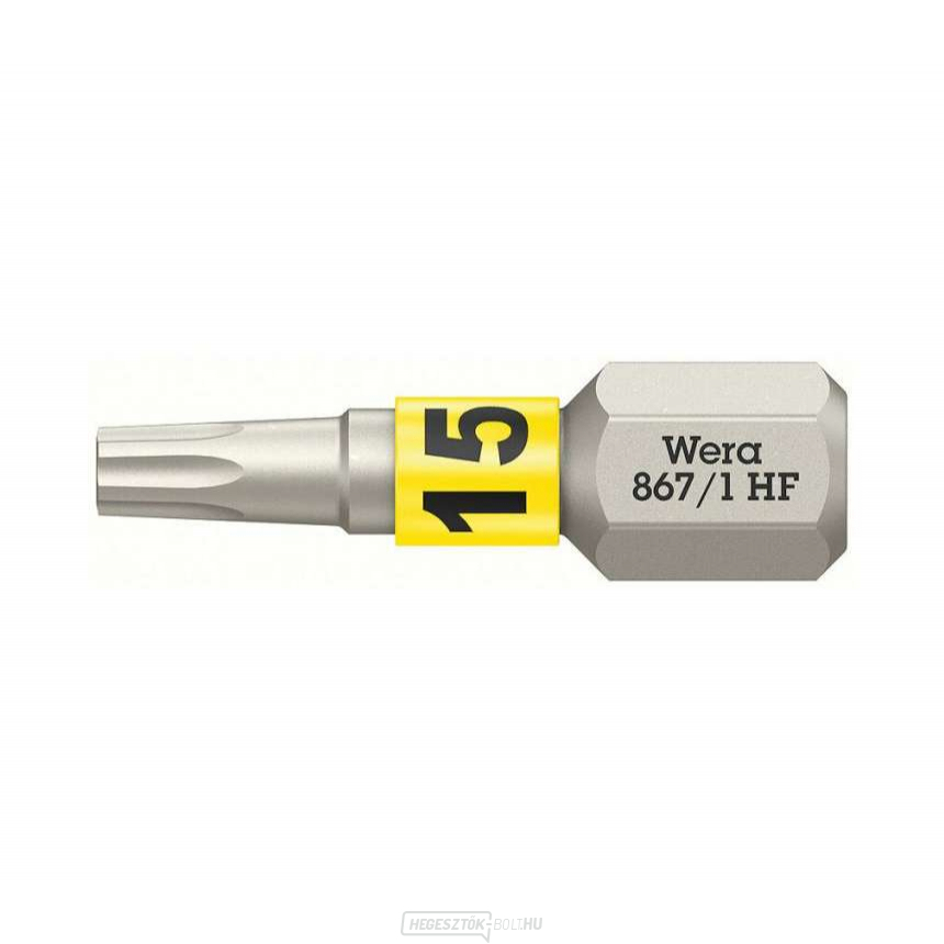Wera 066141 Csavarhúzóhegy 1/4" TX 15 867/1 Torx® HF 1/4" TX 15 867/1 Torx® HF tartási funkcióval